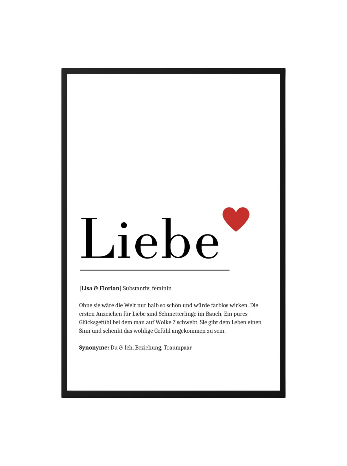 Liebe Definition 