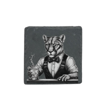 Thumbnail for Schieferuntersetzer - Barkeeper Löwin