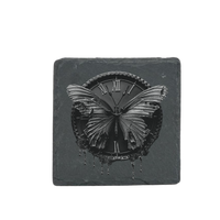 Thumbnail for Schieferuntersetzer - Schmetterling Uhr 1