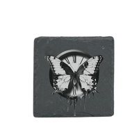 Thumbnail for Schieferuntersetzer - Schmetterling Uhr 2