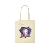 Thumbnail for Bookbag Buchtasche - Zauberwald mit Schmetterling 100%Baumwolle Personalisierbar