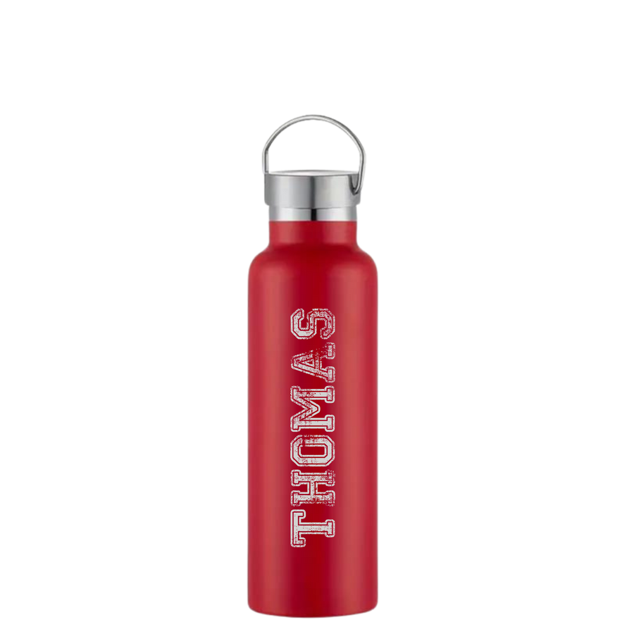 Thermoflasche Doppelwandig 600ml mit Name personalisieren
