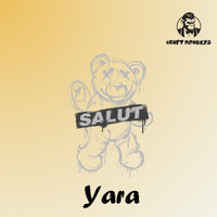 Thumbnail for Thermoflasche Bär Salut - Personalisiert konisch