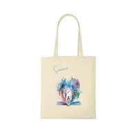 Thumbnail for Bookbag Buchtasche - Zauberwald Frau 100%Baumwolle Personalisierbar
