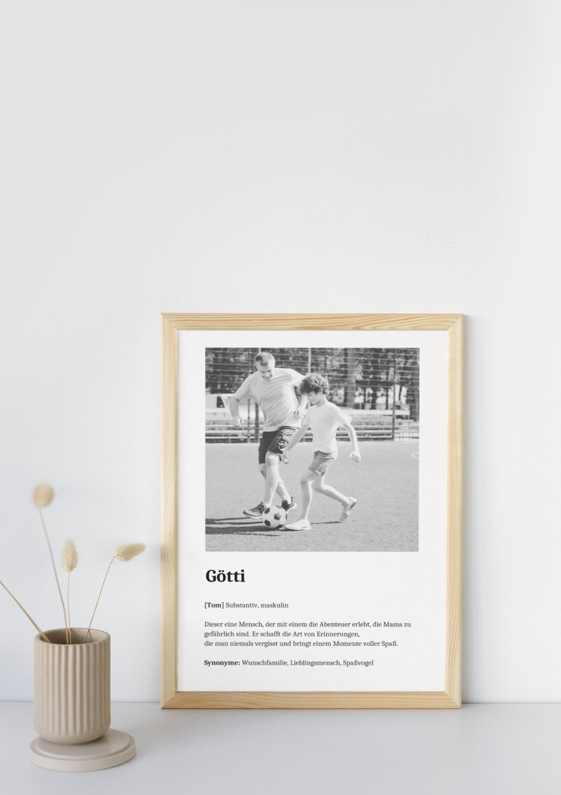 Definition Bild mit Foto "Götti" mit Definition und Name
