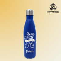 Thumbnail for Thermoflasche Bär Salut - Personalisiert konisch
