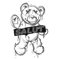 Thumbnail for Thermoflasche Bär Salut - Personalisiert konisch, Produktansicht 4