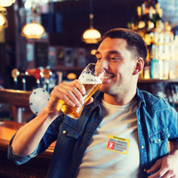 Thumbnail for Lustige Party-Sticker „Stiftung Sauftest“ – personalisierbare Aufkleber für Männer & Frauen