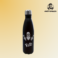 Thumbnail for Thermoflasche Totenkopf Schrauber - Personalisierbar konisch