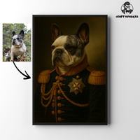 Thumbnail for Hunde-General-Poster - Dein Hund als General