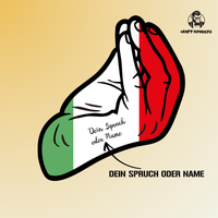 Thumbnail for Italien Handzeichen Sticker –  Wasserfest & langlebig - Personalisierbar