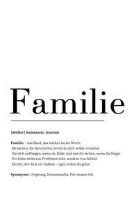 Thumbnail for Definition Bild Familie – Definition und Name