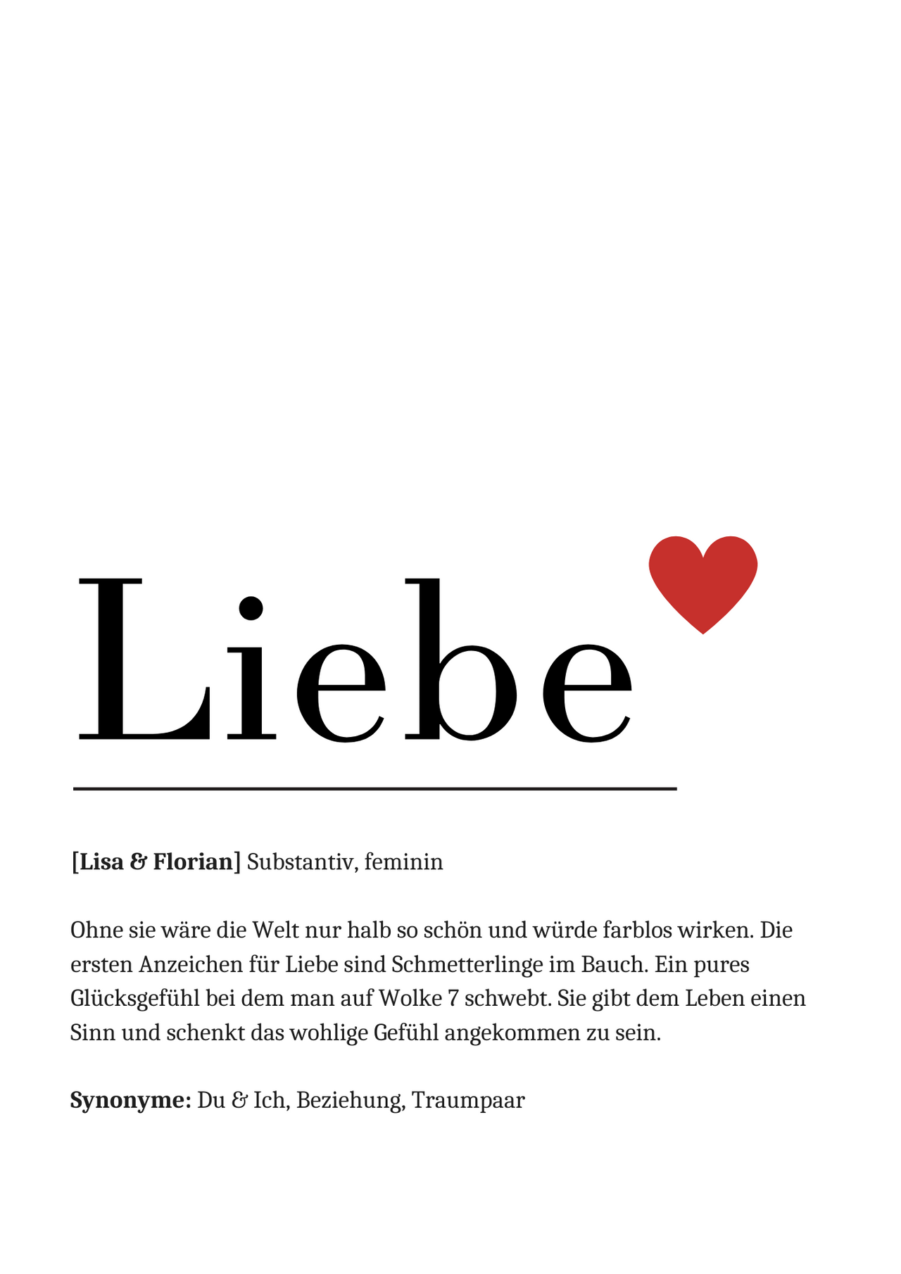 Definition Bild Liebe – Definition und Name