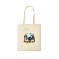Thumbnail for Bookbag Buchtasche - Traum Buch 100%Baumwolle Personalisierbar