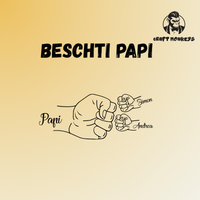 Thumbnail for Thermoflasche 500ml Vater Faust Bump - Personalisiert