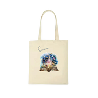 Thumbnail for Bookbag Buchtasche - Traum Buch 2 100%Baumwolle Personalisierbar