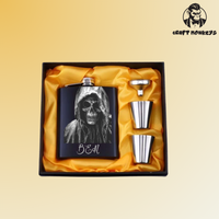 Thumbnail for Flachmann Totenkopf der Tod - Personalisierbar
