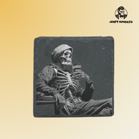 Thumbnail for Schieferuntersetzer -Totenkopf Bier 2