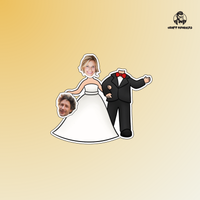 Thumbnail for Hochzeit Sticker-Poster – Gäste gestalten das Brautpaar