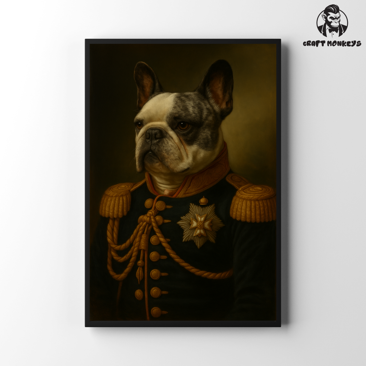 Hunde-General-Poster - Dein Hund als General
