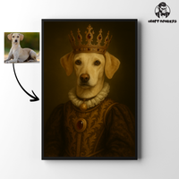 Thumbnail for Königliche Hündin Poster - Deine Hündin als Königin