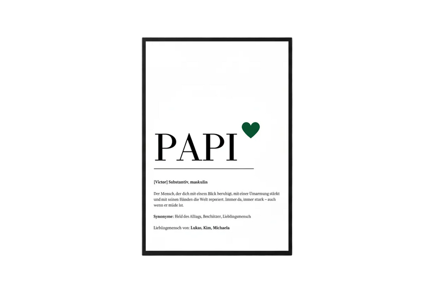 Definition Bild Papa – Definition und Name