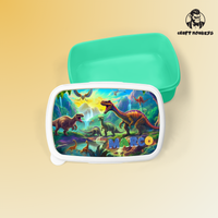 Thumbnail for Znünibox mit Trennwand Personalisiert - Dinos