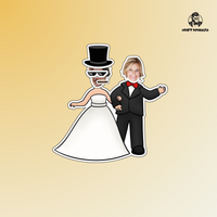 Thumbnail for Hochzeit Sticker-Poster – Gäste gestalten das Brautpaar