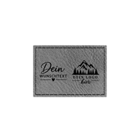 Thumbnail for Personalisierbarer Kunstleder-Aufbügelpatch
