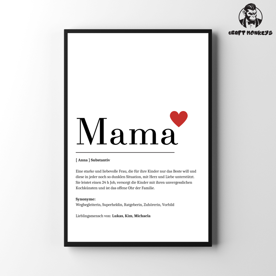Definition Bild Mama – Definition und Name