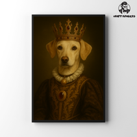 Thumbnail for Königliche Hündin Poster - Deine Hündin als Königin