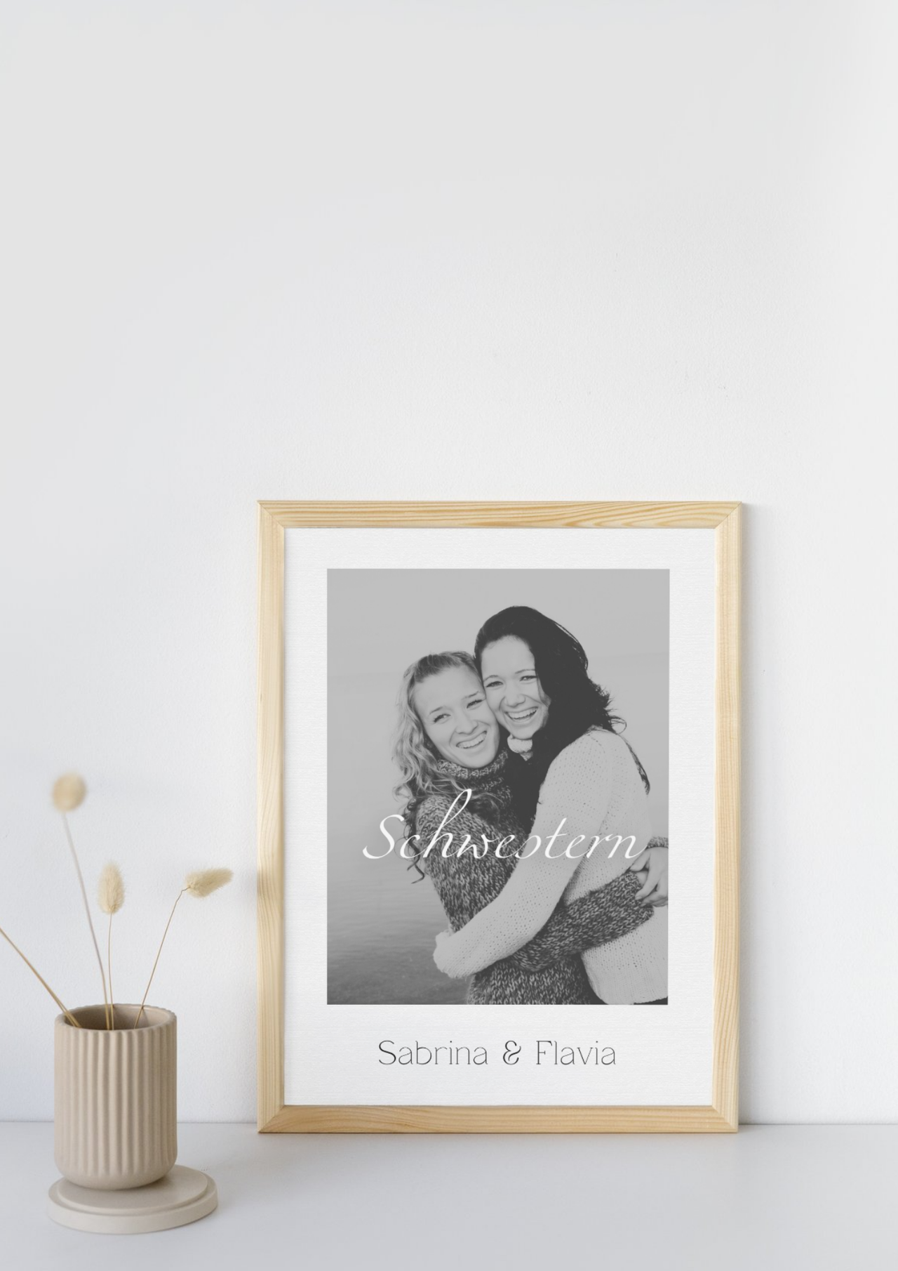 MemoFrame - Schwestern auf Leinwand