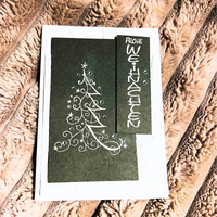 Thumbnail for Weihnachtskarte- Frohes Fest mit Tannenbaum inkl. Couvert -Hand made by Doris