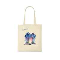 Thumbnail for Bookbag Buchtasche - Zauberwald 100%Baumwolle Personalisierbar