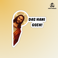 Thumbnail for Jesus Sticker – Das hani gseh! Wasserfest & langlebig