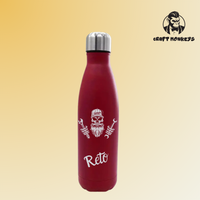 Thumbnail for Thermoflasche Totenkopf Schrauber - Personalisierbar konisch