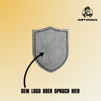 Thumbnail for Personalisierbarer Kunstleder-Aufbügelpatch