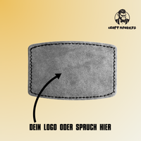 Thumbnail for Personalisierbarer Kunstleder-Aufbügelpatch