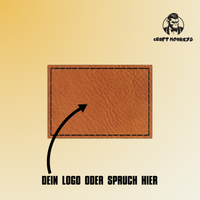 Thumbnail for Personalisierbarer Kunstleder-Aufbügelpatch