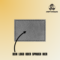 Thumbnail for Personalisierbarer Kunstleder-Aufbügelpatch