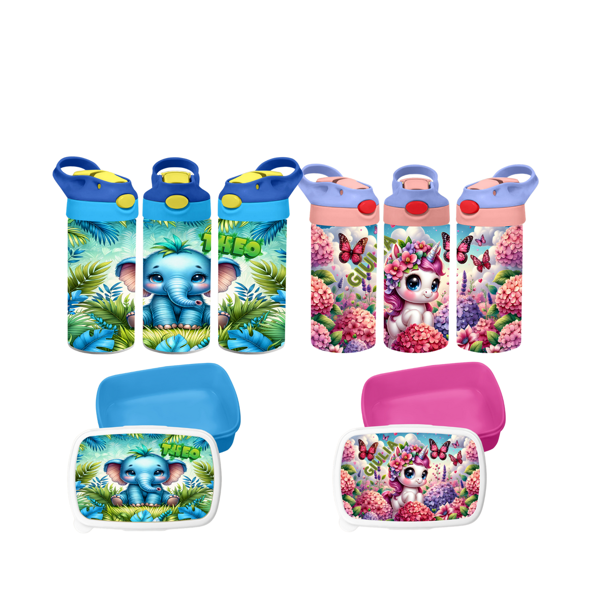 Bild Kinderflaschen und Znünibox Craft Monkeys 