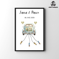 Thumbnail for Hochzeitsgeschenk- Personalisiertes Geld Geschenk Just Married
