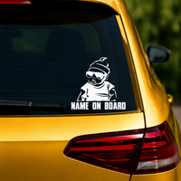 Thumbnail for Baby on Board Baby Carlos - Personalisierter Autoaufkleber