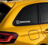 Thumbnail for Social Media Sticker personalisiert - Wunschname Aufkleber wetterfest Vinyl
