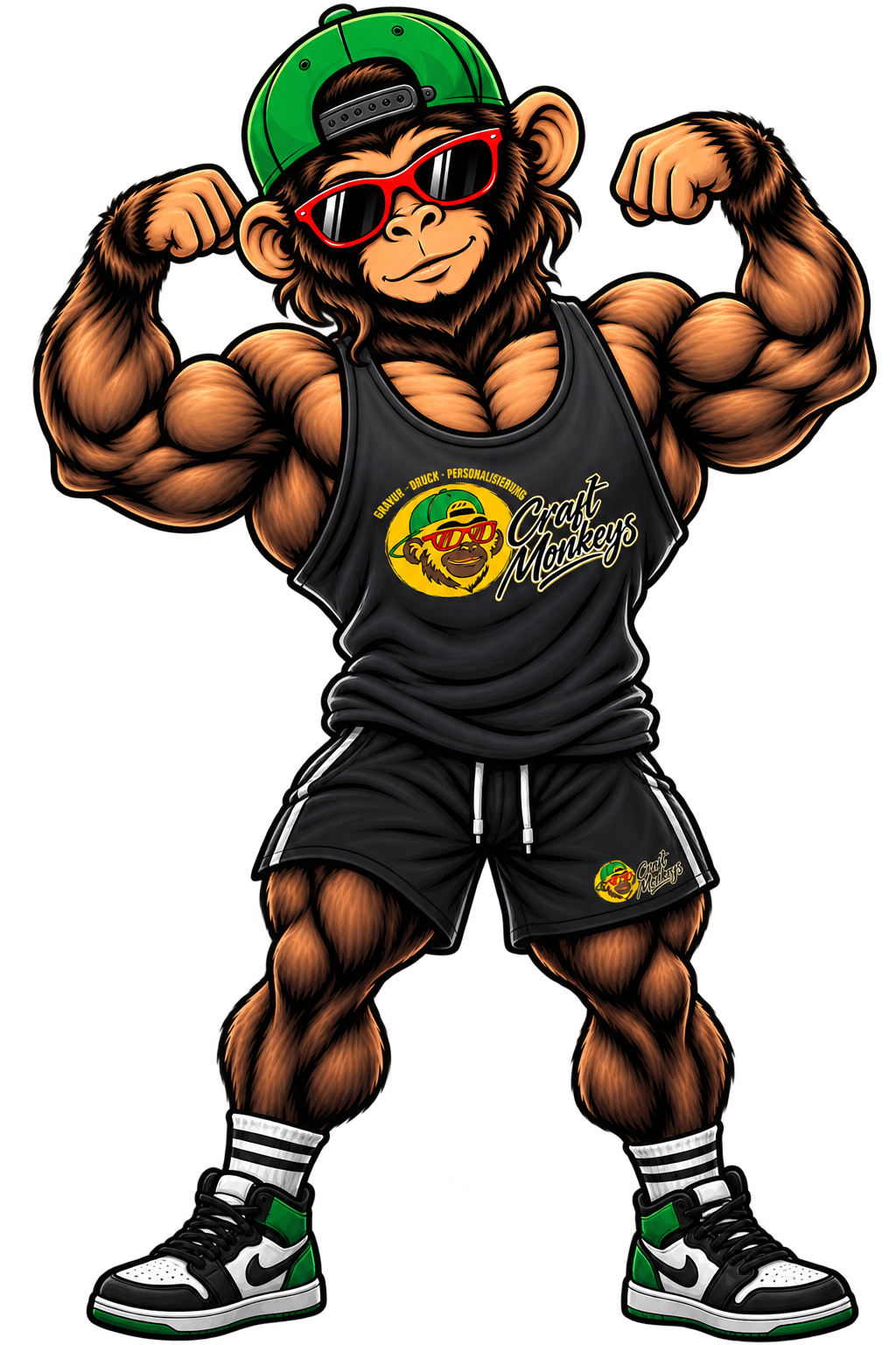 Craft Monkeys Fitness Affe 