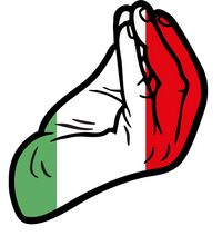 Thumbnail for Italienischer Hand Sticker 