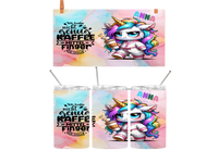 Thumbnail for Kaffeebecher To-Go wütendes Einhorn personalisiert 