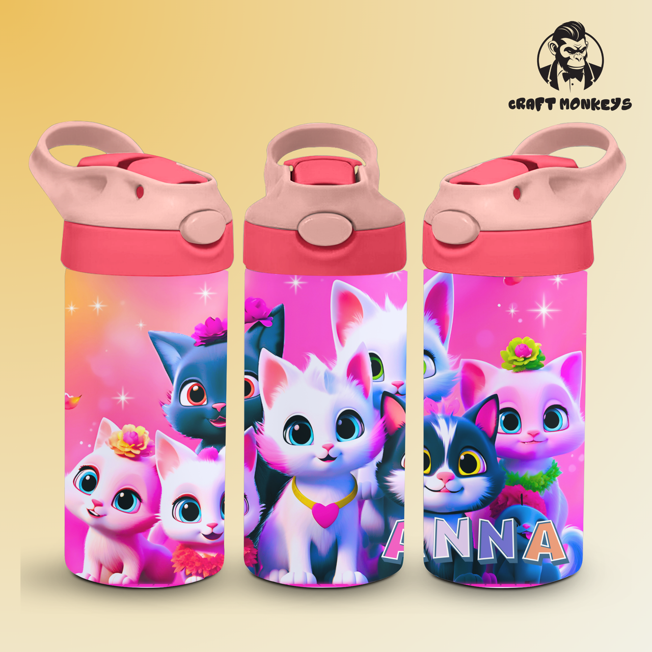 Kinderflasche- Katzen