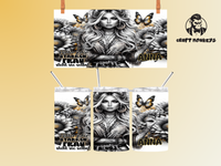 Thumbnail for To-go-Kaffeebecher 375ml, Hinter jeder starken Frau steh sie selbst, Personalisierbar