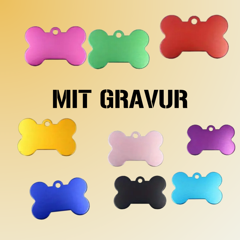 Hundemarke mit Gravur